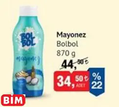BOLBOL MAYONEZ BOLBOL MAYONEZ